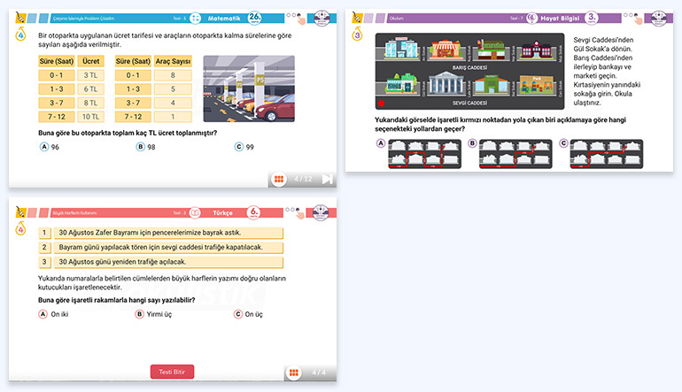 2. Sınıf Haftalık Değerlendirme Örnekleri