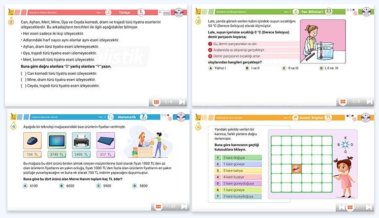 5. Sınıf Haftalık Değerlendirme Örnekleri